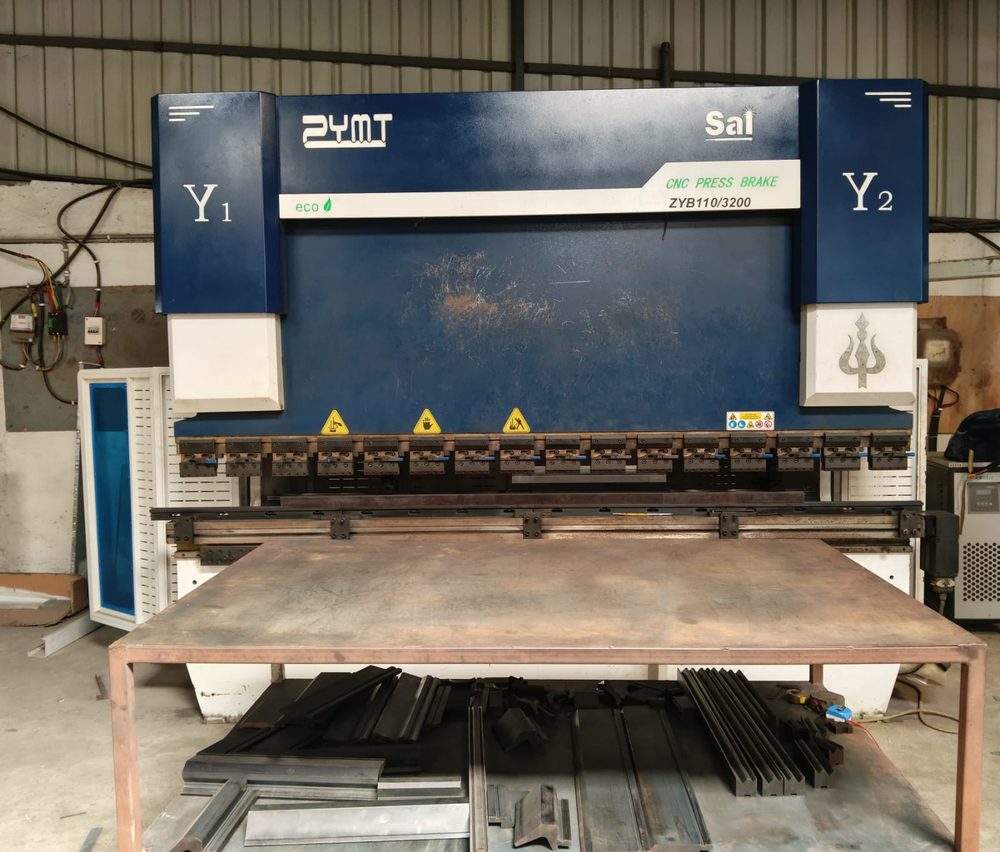 CNC press brake for sheet-metal bending at Syntic Products